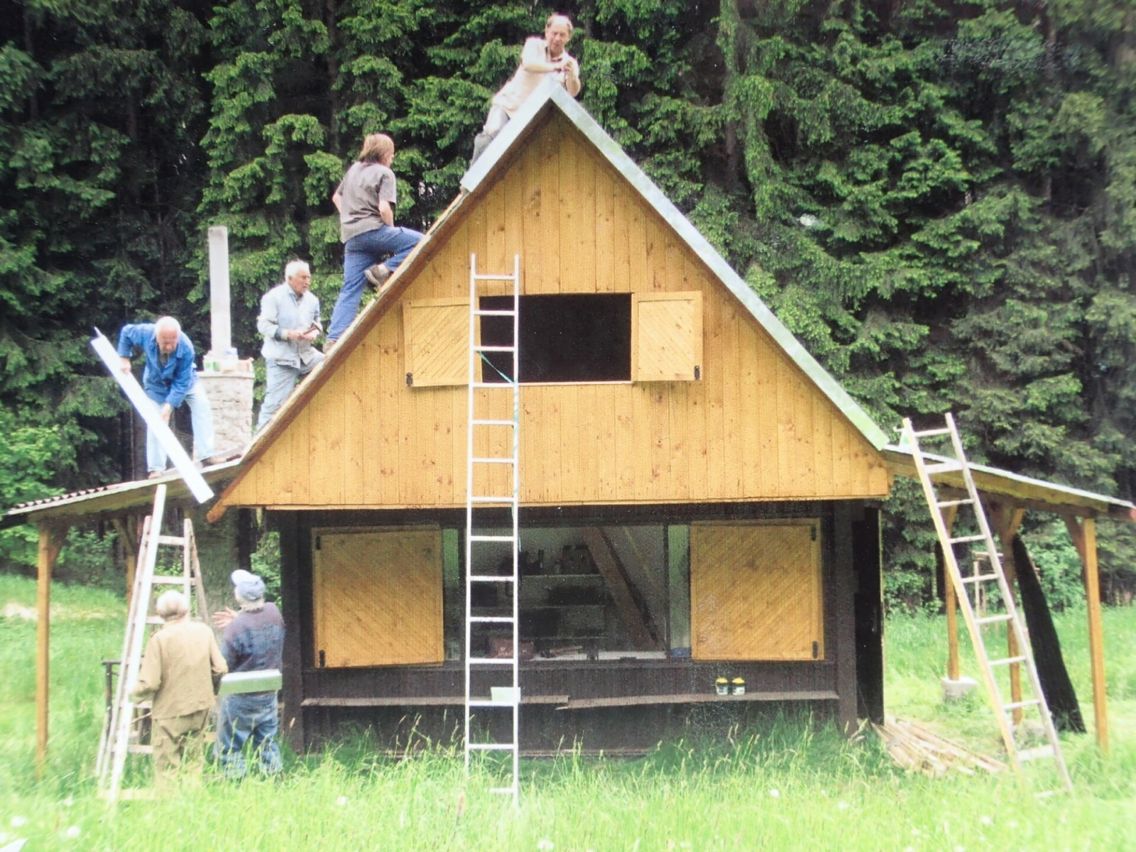 Dokonen chatky na Katein kvten 2010